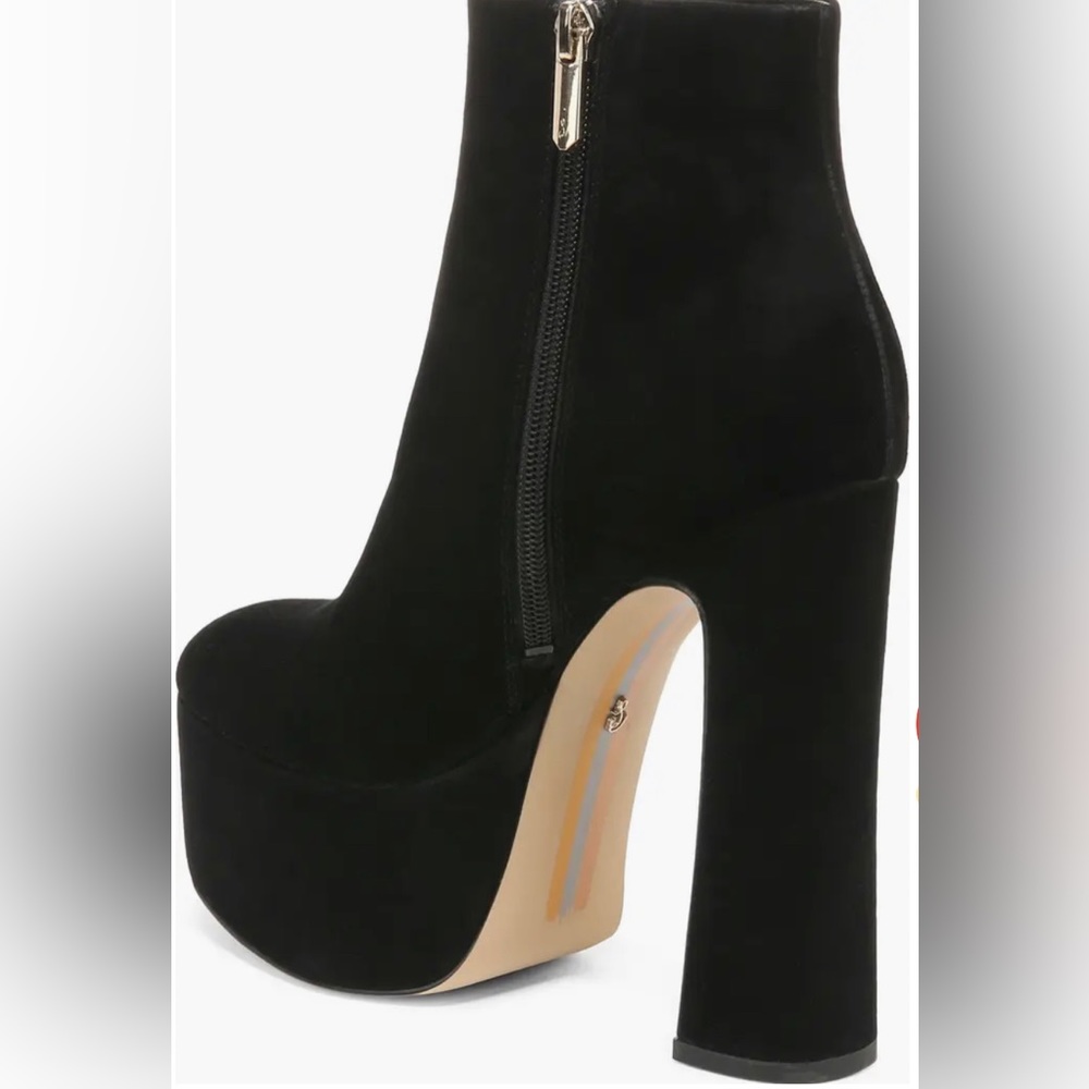 💕HOST PICK💕 SAM EDELMAN ‘Eli’ NIB Suede Platform Bootie. MSRP:$375, Size 8. - Picture 3 of 9